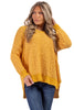 Women's V-Neck Hooded Sweater