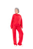 Women's Straight Leg Pants - Red
