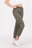 High-Waisted Cargo Pants