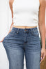 Judy Blue Live Laugh Love High-Rise Crop Wide Leg Denim