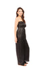 Date Night With Me Women's Flowy Satin Jumpsuit