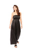 Date Night With Me Women's Flowy Satin Jumpsuit