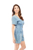 Heading Out Women's Denim Romper