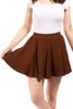 Nice Girl Women's Ribbed Flare Mini Skort