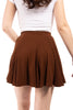 Nice Girl Women's Ribbed Flare Mini Skort