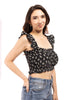 Miki Women's Floral Ruffle Tube Top Bralette * Final Sale*