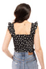 Miki Women's Floral Ruffle Tube Top Bralette * Final Sale*