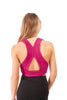 Simple Gal Women's Open Back Ribbed Bralette