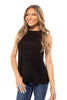 Meet The Crew Women's Crew Neck Curved Hem Tank Top *Final Sale*