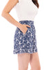 Keep Me Guessing Women's Floral Frayed Hem Shorts