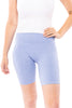 Feel Free Women's Sporty Ribbed Biker Shorts