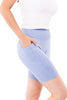 Feel Free Women's Sporty Ribbed Biker Shorts