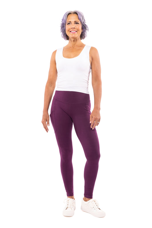 Better Cotton Women's Wide Waistband Full Length Leggings *Final Sale*