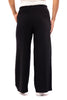 High-Waist Solid Woven Pants