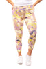 Pink Lemonade Women's Bright Print Capri Leggings *Final Sale*