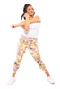 Pink Lemonade Women's Bright Print Capri Leggings *Final Sale*
