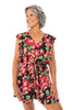 Can't Say No Women's Floral Ruffle Romper
