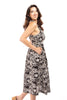 Love In Bloom Women's Halter Neck Midi Dress