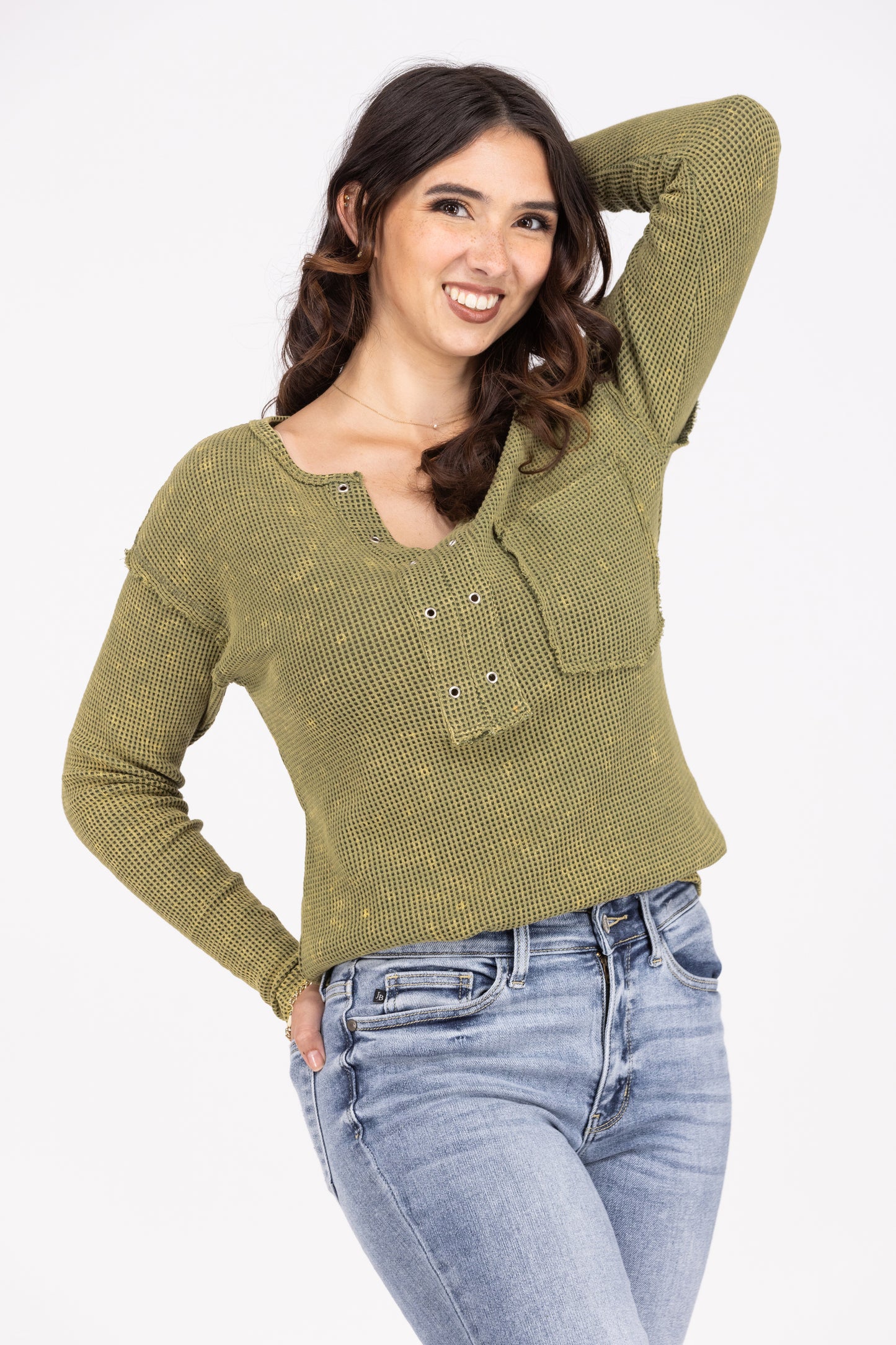 Vintage Style Long Sleeve Top