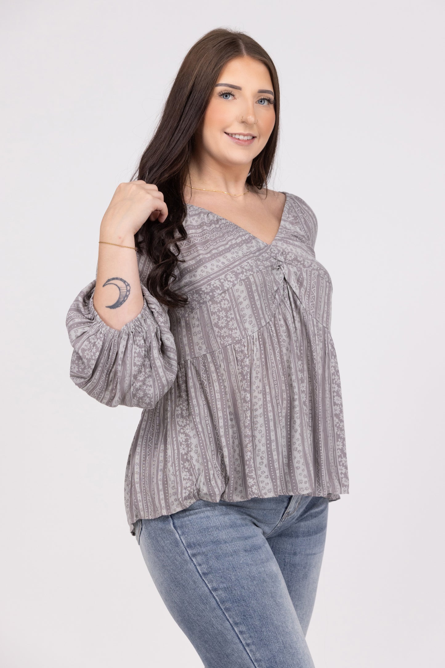 Looking Pretty Long Sleeve Top