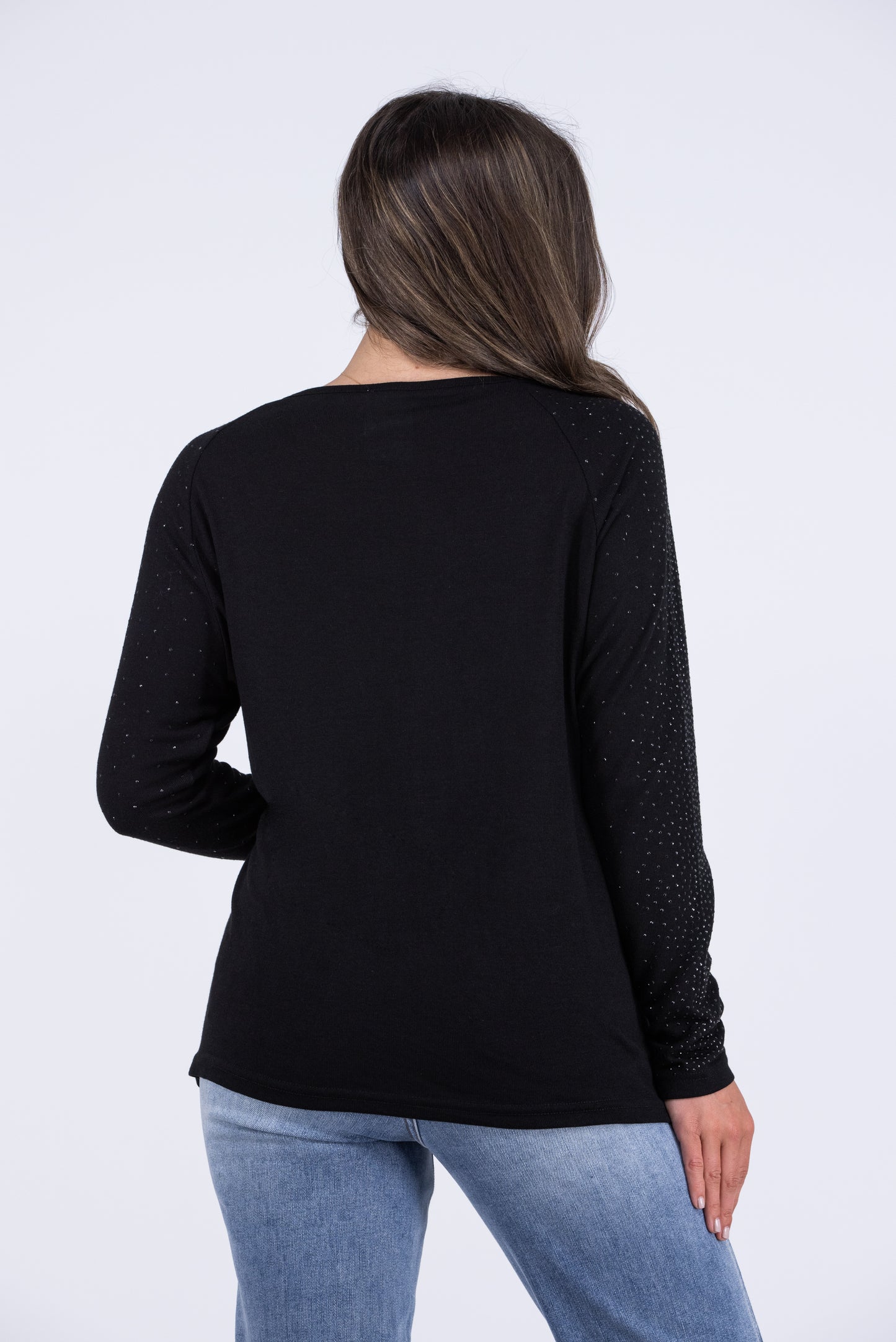 Quite Partial To Sparkle Long Sleeve Top