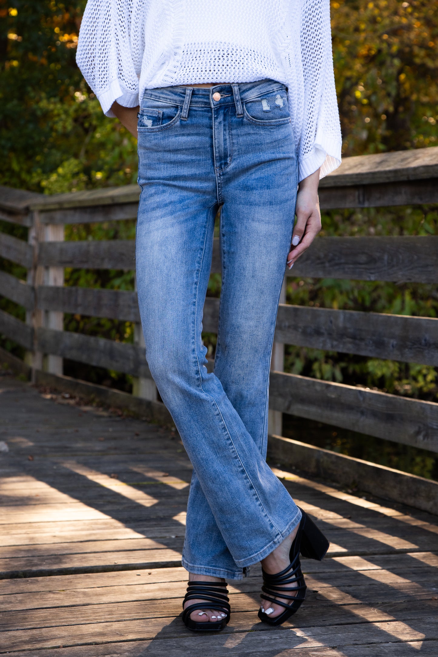 *Three Length* Judy Blue Boot Scootin' Boogie High-Rise Bootcut Denim * Final Sale*