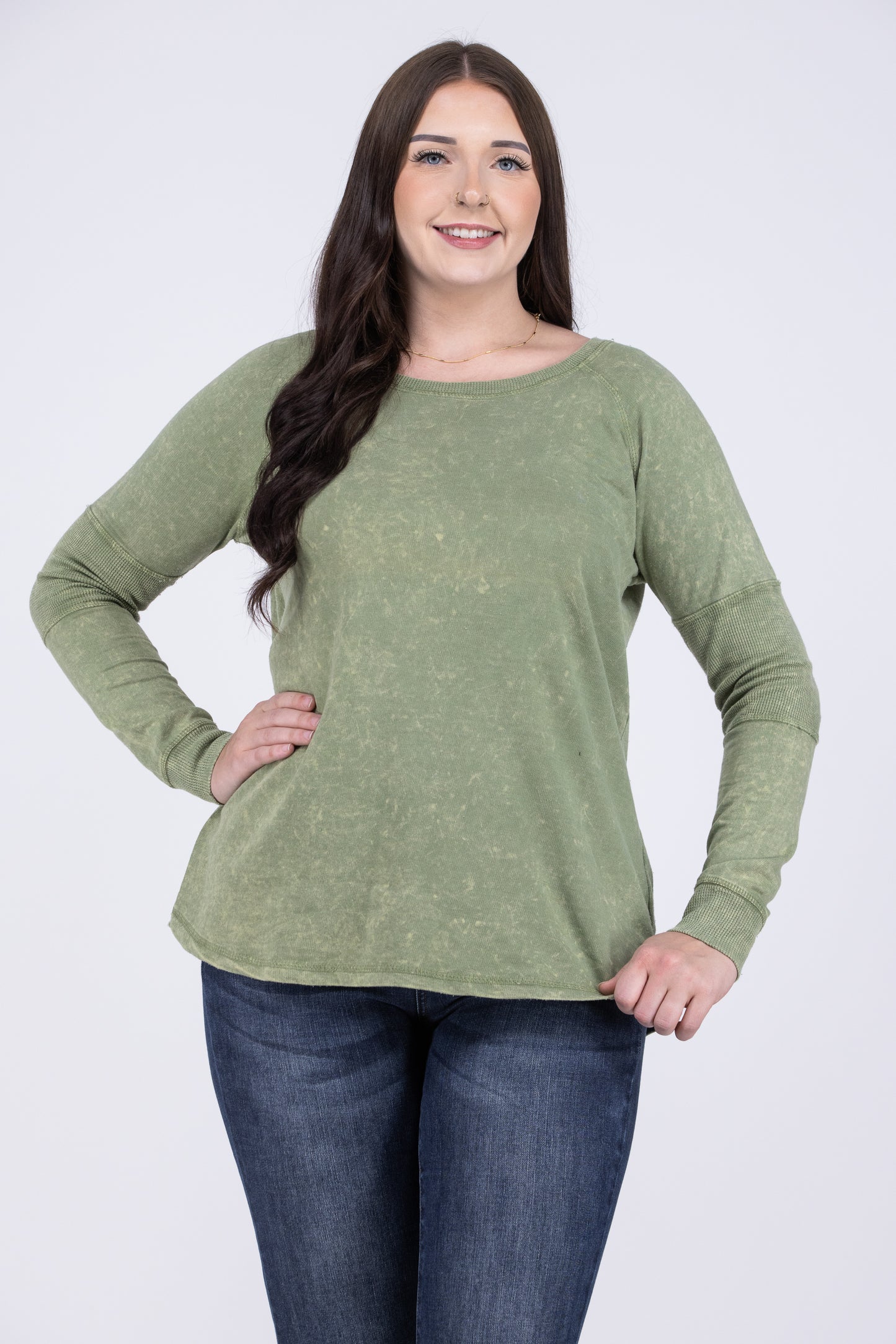 Lazy Weekend Long Sleeve Top