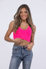 Get It Done Cropped Racerback Bralette