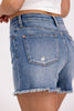 Judy Blue Workin 9-5 High-Rise Denim Shorts