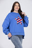 Star Spangled Long Sleeve Sweatshirt