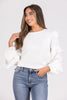 For The Love Of Ruffles Long Sleeve Top