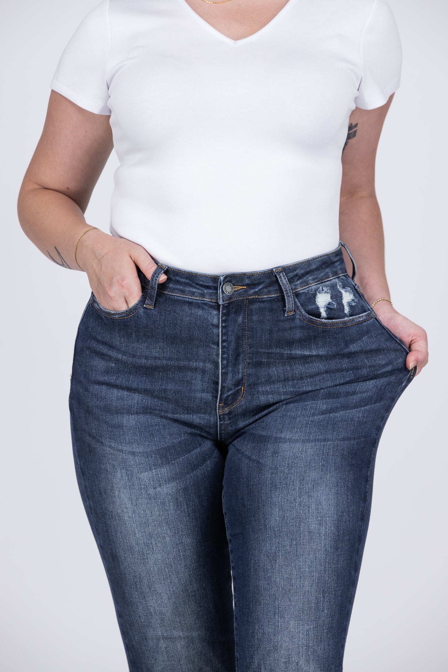 * 3 DIFFERENT LENGTHS! Judy Blue One For You, Me, And Her High-Rise Slim Fit Bootcut Denim