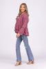 Ready to Ruffle Long Sleeve Hoodie Top