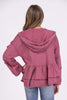 Ready to Ruffle Long Sleeve Hoodie Top