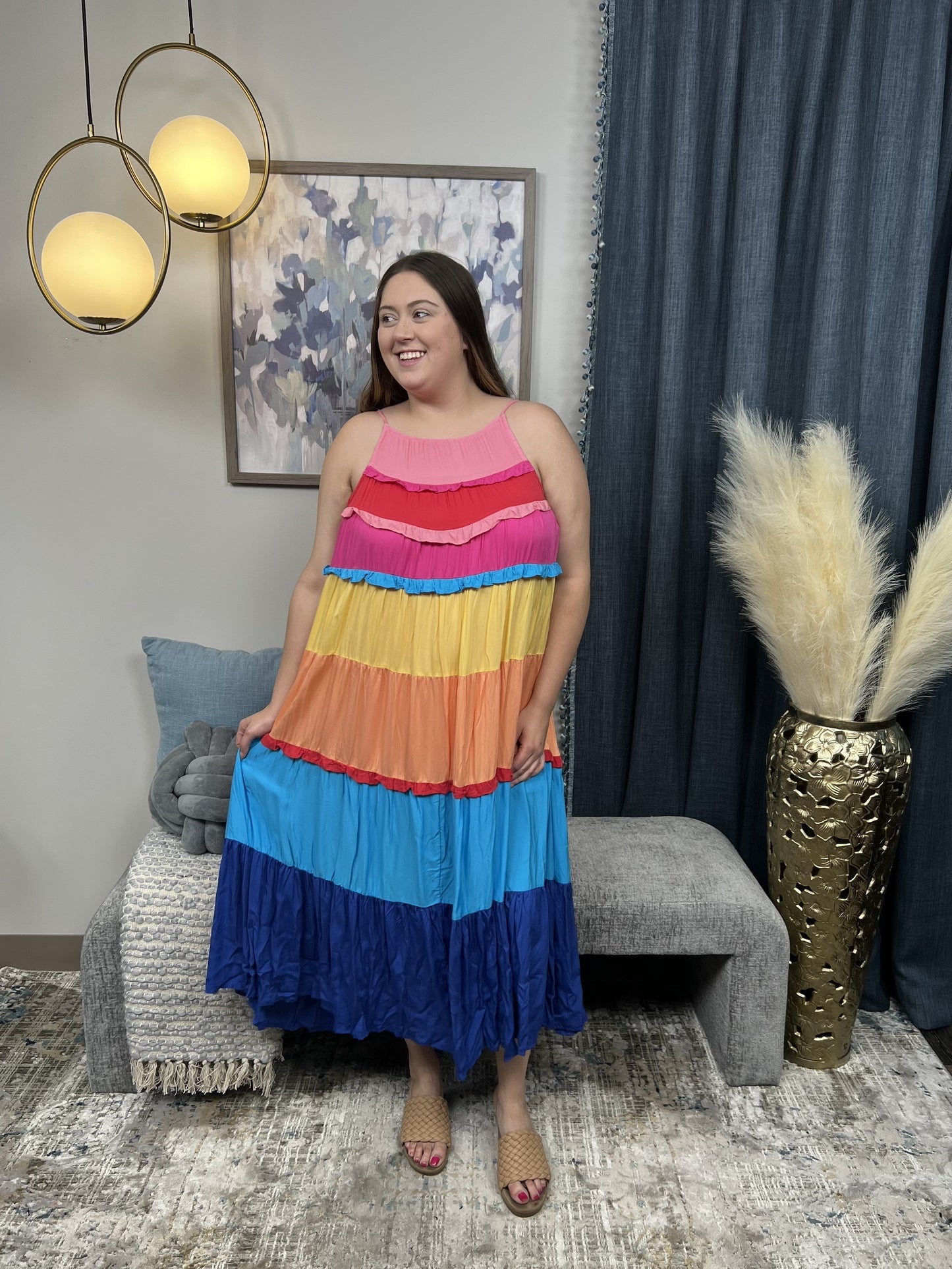Let's Have A Fiesta Maxi Dress