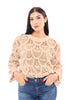 ALB Exclusive Crochet Into The Night Women's Textured Long Sleeve Top