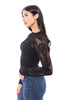Women's Fishnet Layering Long Sleeve Top