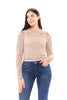 Women's Fishnet Layering Long Sleeve Top
