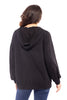 Fashion Flare Women's Split Neckline Hoodie