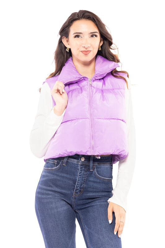 Instant Confidence Women's Cropped Puffer Vest *Final Sale*
