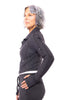 Stars Align Women's Zip Up Long Sleeve Crop Top *Final Sale*