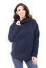 Walk With Me Women's Textured High-Neckline Hoodie