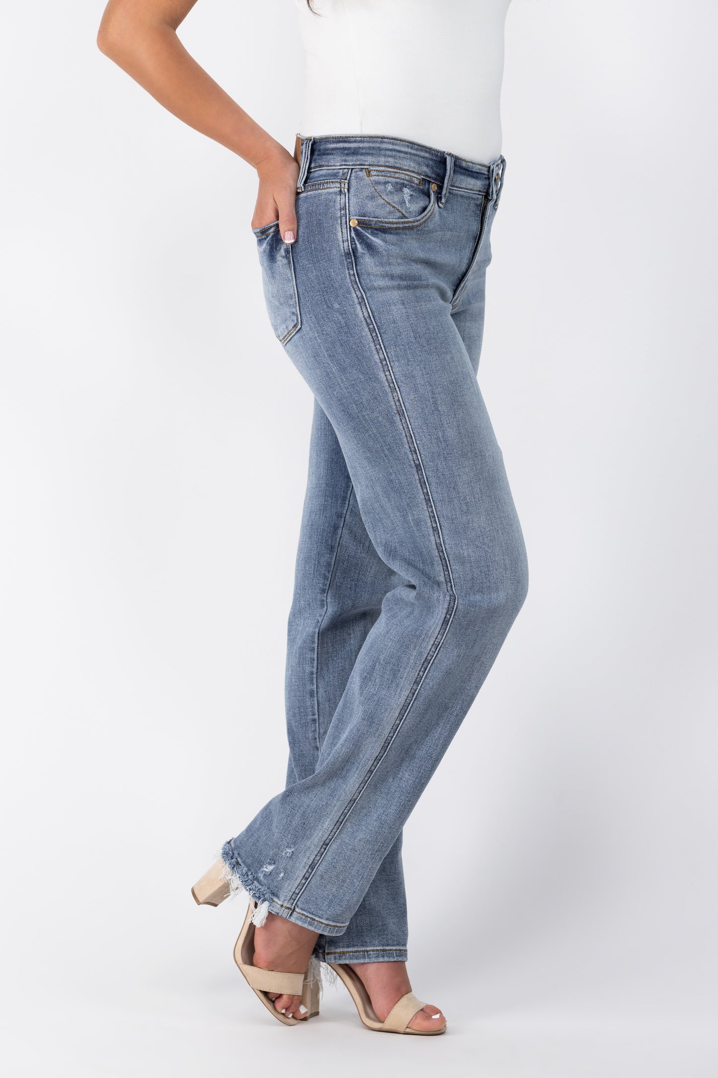 The Avery from Judy Blue: High-Rise Dad Denim