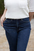 Judy Blue Keep Going High-Rise Tummy Control Straight Leg Denim