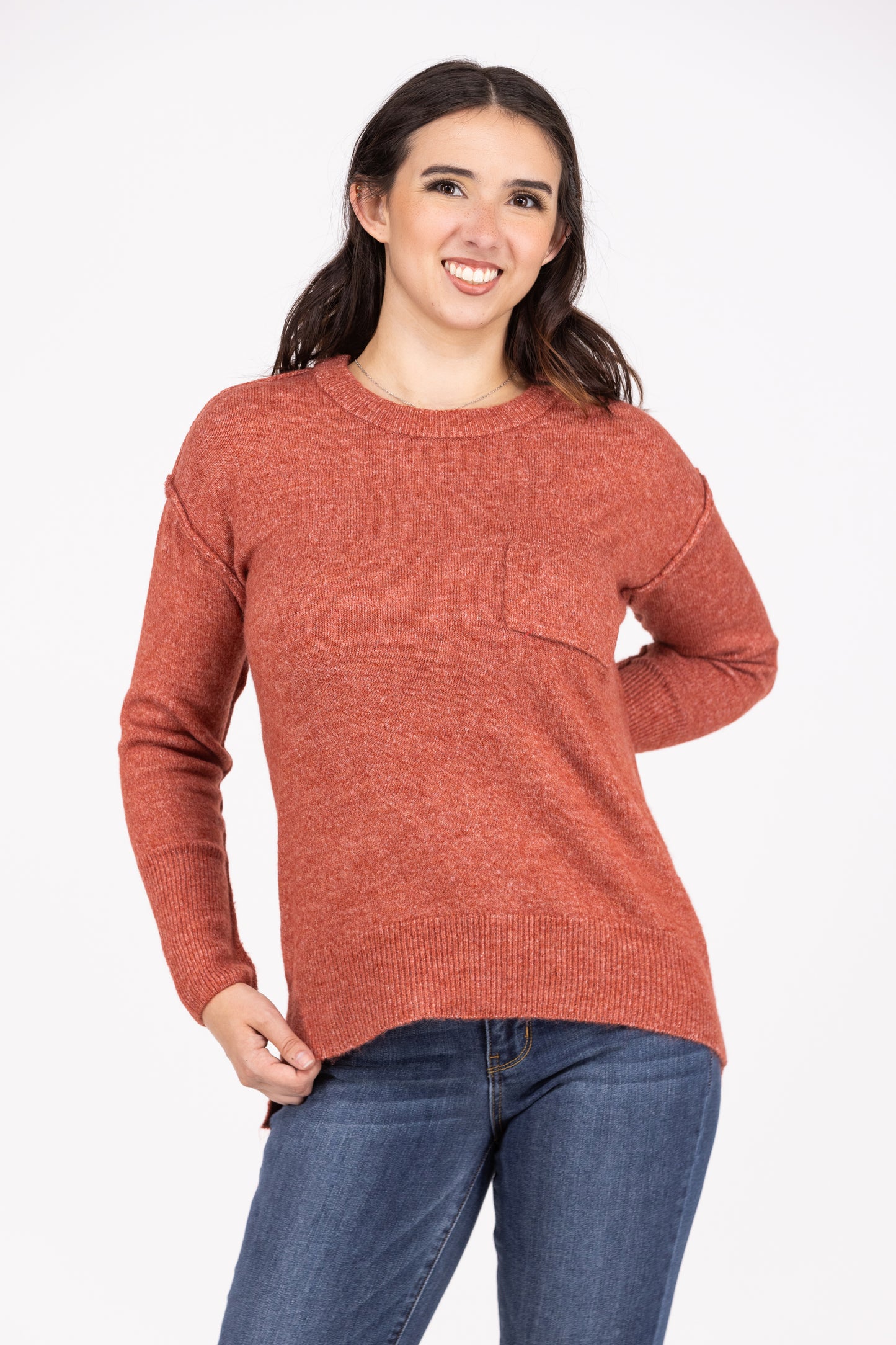 Marshmallows By The Fire Hi-Lo Sweater