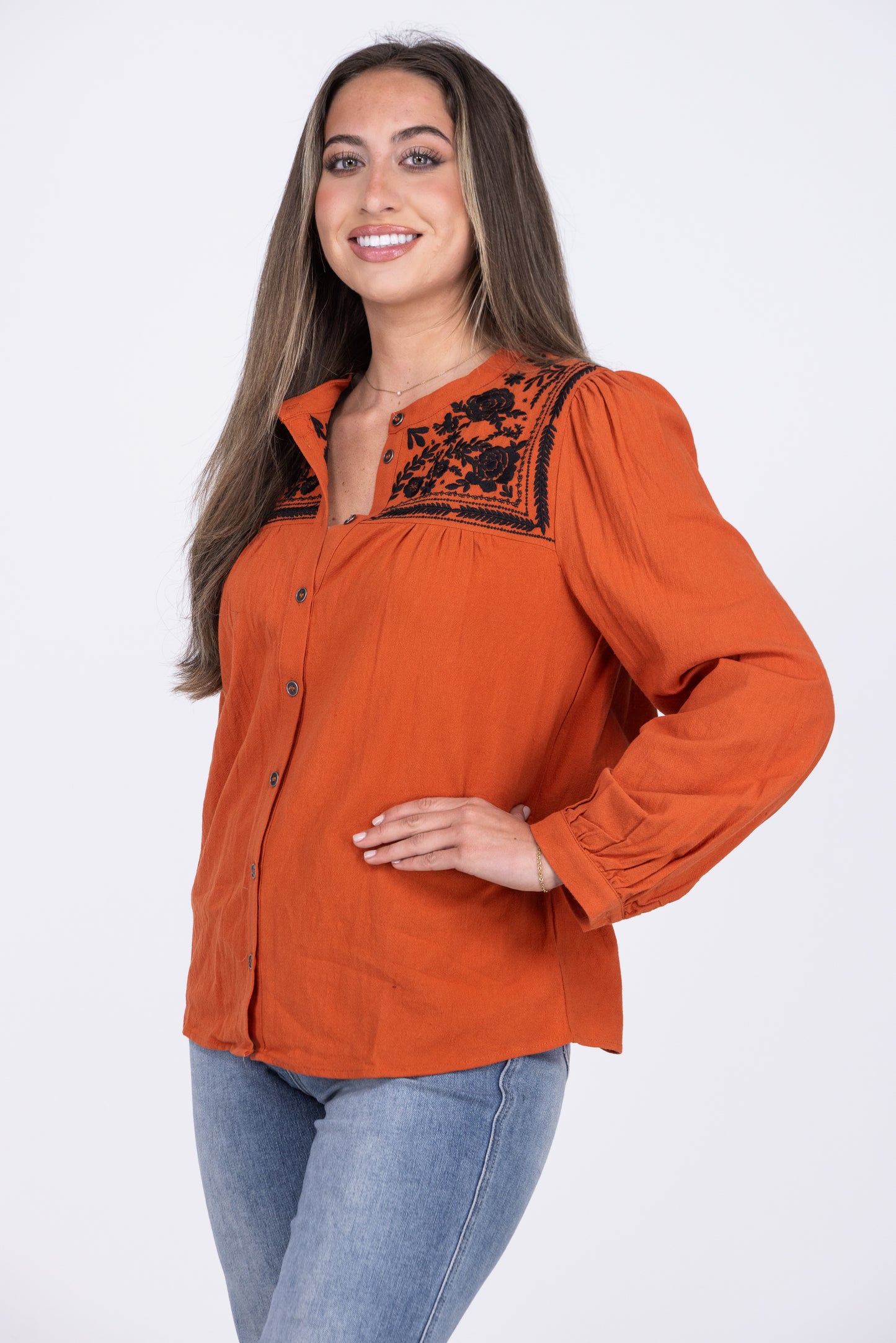 Flowers of the Desert Long Sleeve Top