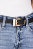 Think Thin Rectangle Buckle Belt