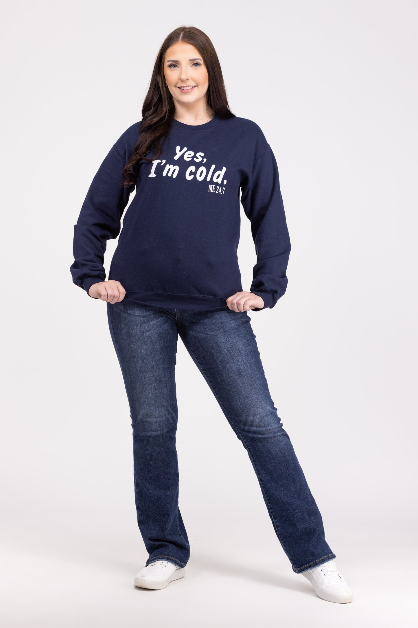 Yes, I'm Cold Crewneck Sweatshirt *Final Sale*