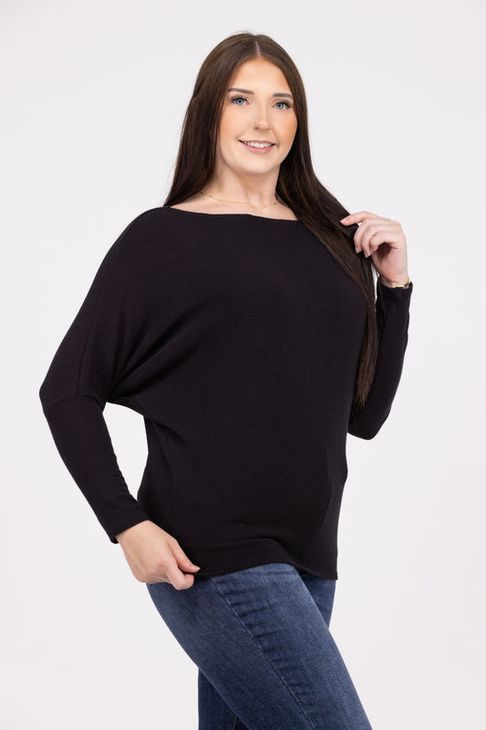 Monday Date Night  Long Sleeve Top