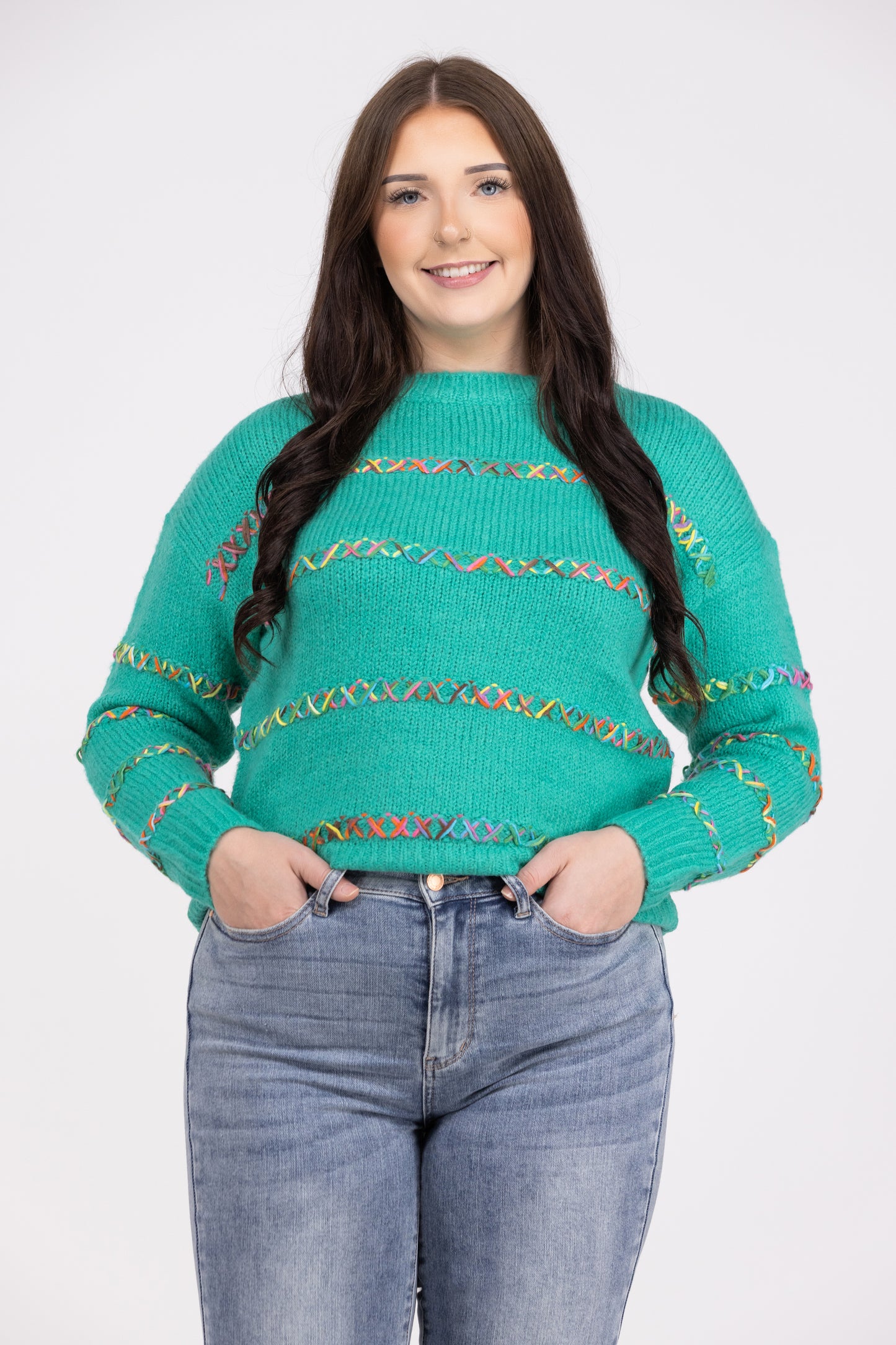 Rainbow Kisses Sweater